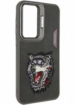 Tpu+pc чехол friends для xiaomi redmi 13c / poco c65 grey wolf
