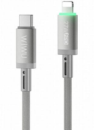 Дата кабель wiwu c082 maglink usb to type-c 60w (1m) grey