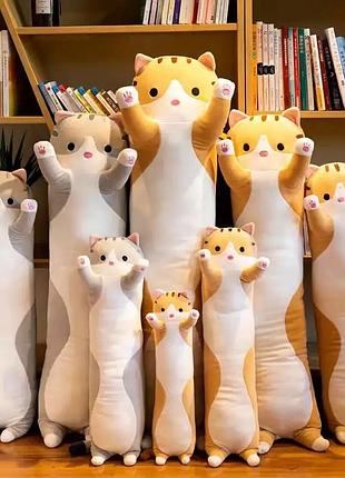 Котики игрушка плюшевая в виде кошки, 90 см doll 1498-50 (75)