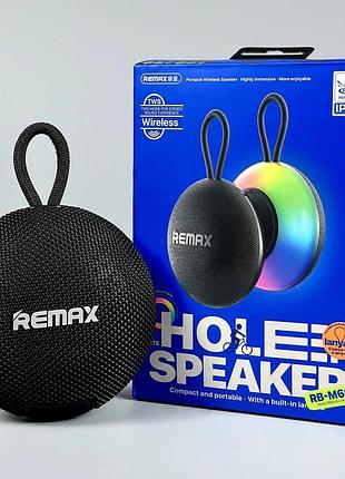 Портативна bluetooth колонка remax., маг, rgb-підсвічування, tws,, black