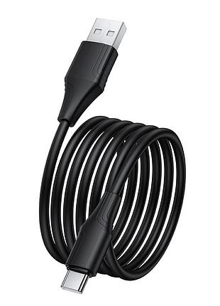 Кабель hoco bien silicone charging data cable type-c black ( ) 5