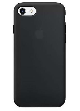 Чехол silicone case для iphone 7 8 se2 se3 черный защитный аксессуар для надежной защиты телефона