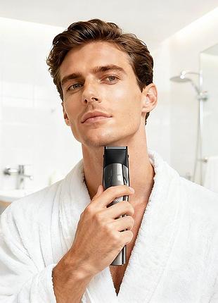 Машинка для стрижки hoco mah.. multi-function electric clipper grooming set metal gray ( ) 7