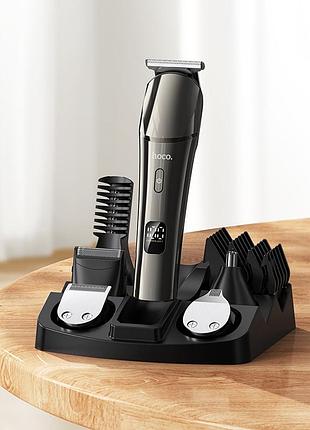 Машинка для стрижки hoco mah.. multi-function electric clipper grooming set metal gray ( ) 9