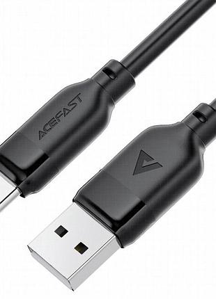 Дата кабель acefast c16-04 usb to type-c 3a (1.2m) black 2