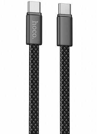 Дата кабель hoco x125 exceso type-c to type-c 60w (1m) black