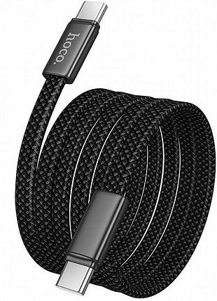 Дата кабель hoco x125 exceso type-c to type-c 60w (1m) black 3
