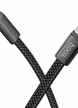 Дата кабель hoco x125 exceso type-c to type-c 60w (1m) black 4