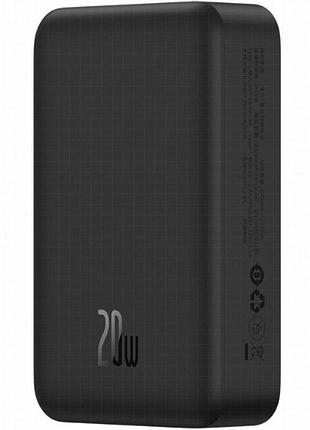 Портативное зу power bank baseus enerfill fm41 mini magnetic pd20w с бзу 10000mah (e0027t) cosmic black