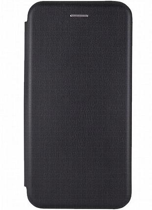 Кожаный чехол-книжка classy для infinix smart 10 черный