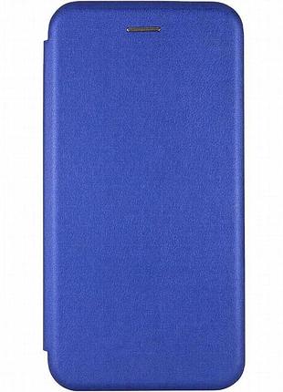 Кожаный чехол-книжка classy для samsung galaxy a57 5g синий