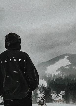 Толстовка/худі унісекс з принтом — blessed.