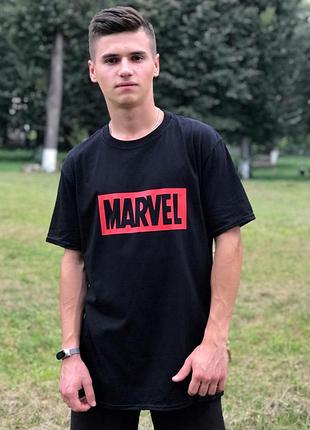 Мужская\ женская футболка "marvel".