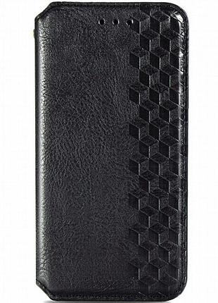 Кожаный чехол-книжка getman cubic (pu) для xiaomi poco x5 5g / redmi note 12 5g черный