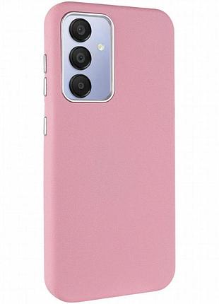 Кожаный чехол leather case metal buttons для samsung galaxy s24+ / s25+ light pink