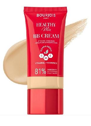 Тональная основа bourjois healthy mix bb cream 02 vanilla 30 мл