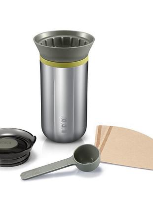 Портативная дриппер-термокружка wacaco cuppamoka
