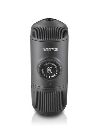 Портативная эспрессо-кофеварка wacaco nanopresso grey