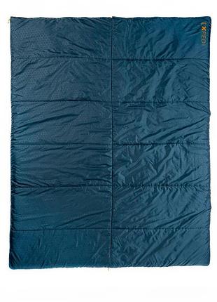 Спальник exped megasleep duo sample (ss27) glacier blue/storm blue