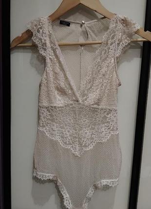 Кружевное боди calzedonia,р xs,42