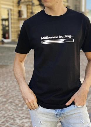 Футболка milioneire loading... указан в таблице под размерами