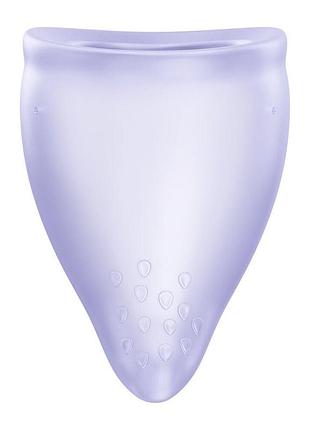 Менструальна чаша fun factory fun cup size b purple, багаторазова, діаметр 4,3 см, об’єм 30 мл