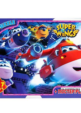 Дитячий пазл "супер крила" uw238 серія "super wings", 117 елементів