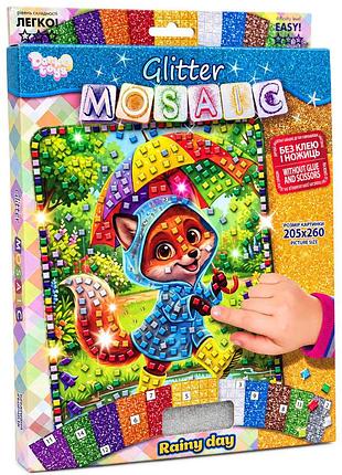Креативна творчість "блискуча мозаїка rainy day" бм-04-03 серії "glitter mosaic"