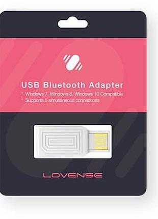 Адаптер bluetooth lovense usb, пластик колір: білий характеристики: для підключення секс-іграшок lovense до пк 2