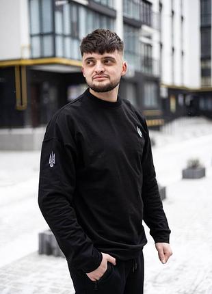 Чорний світшот з тризубом як у президента зеленського