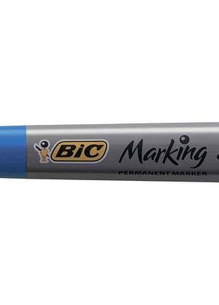 Маркер перманентный, синий 12шт bc8209143 тм bic