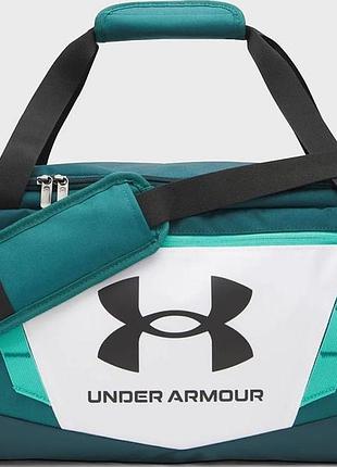 Сумка under armour undeniable 5.0 duffle sm 40l зеленый, белый 55 х 25,5 х 27 см