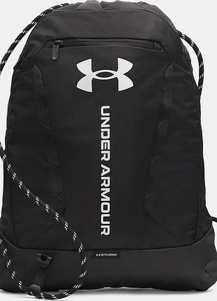 Рюкзак under armour hustle sackpack 22l черный 39 х 53 х 7 см (6000519-001)