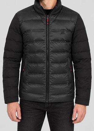 Куртка чоловіча демісезонна, колір чорний, 214r823-5 xxxl, 54, xxxl