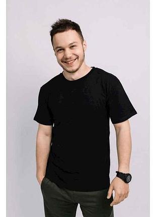 Футболка чоловіча арт.080 р.6xl чорний тм osm