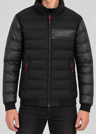 Куртка чоловіча демісезонна, колір чорний, 214r819-5 xxxl, 54, xxxl