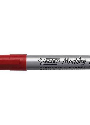 Маркер перманентный fine, красный 12шт bc8209002 тм bic