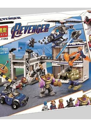 Конструктор супергерои битва на базе мстителей super heroes, 723 детали,bela 11262