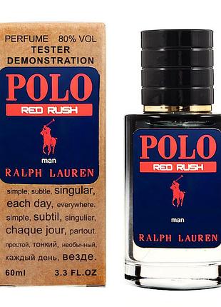Ralph lauren polo red rush тестер lux мужской 60 мл