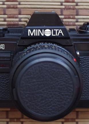 Фотоаппарат minolta x-7a + minolta md 1.7 50 mm + крышка