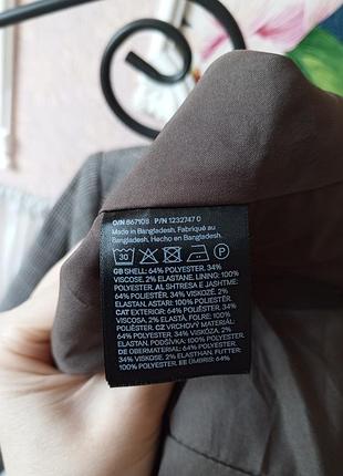 Стильний якісний плотний піджак в принт h&m. 5