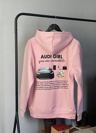 Худи женское “audi girl” с принтом
