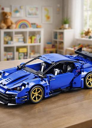 Конструктор спортивная машинка racing car jzh 024 technic инерционная модель автомобиля детский конструктор 6+