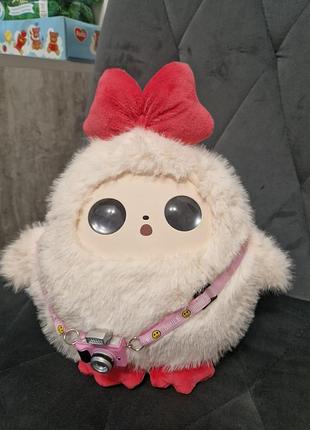 Інтерактивна м'яка іграшка kiki ai smart plush з голосовим керуванням, led-очима та емоційними реакціями