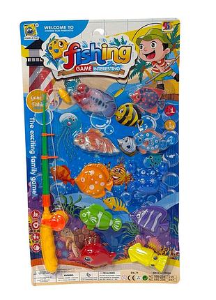 Игрушечный набор "рыбалка"