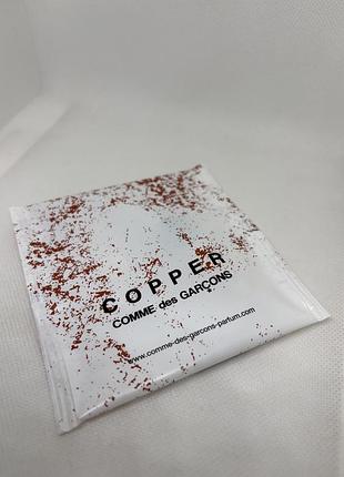 Оригинальный пробник copper comme des garcons парфюмированная вода