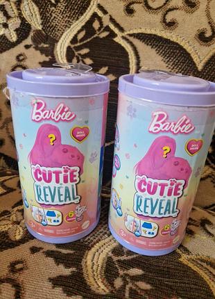 Ляльки для дівчинки barbie cutie reveal chelsea doll & color dream series, 2шт.