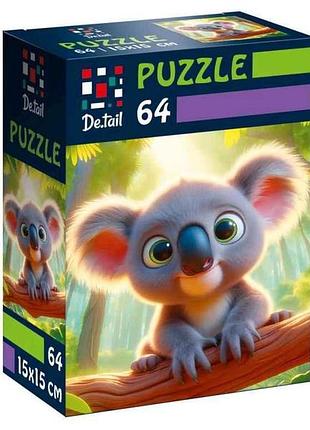Пазлы коала на ветке dt1234-18 тм vladi toys