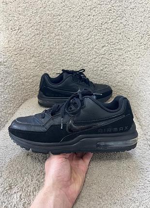 Nike air max ltd3 triple black кросівки чоловічі 41 розмір 27 см
