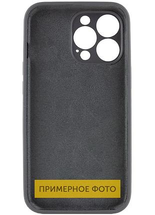 Чехол silicone case full camera protective (aa) no logo для apple iphone 16 plus (6.7") серый / dark gray 2